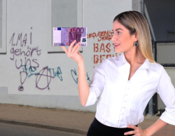 Verpasste Chance gegen Graffiti-Ge-schmiere...