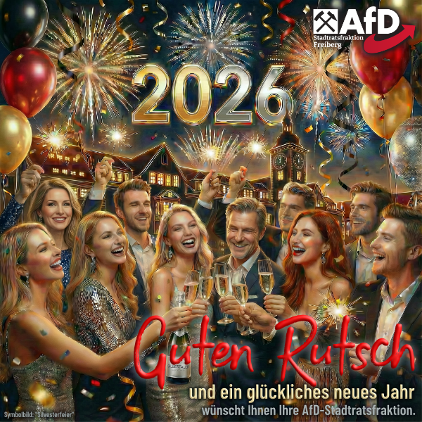 Guten Rutsch und ein glückliches neues Jahr 2026